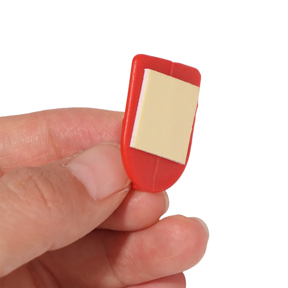 Red Chinese Lucky Character Pendants Flocking Traditional New Year Fu Character Pendants with Tassels Handmade