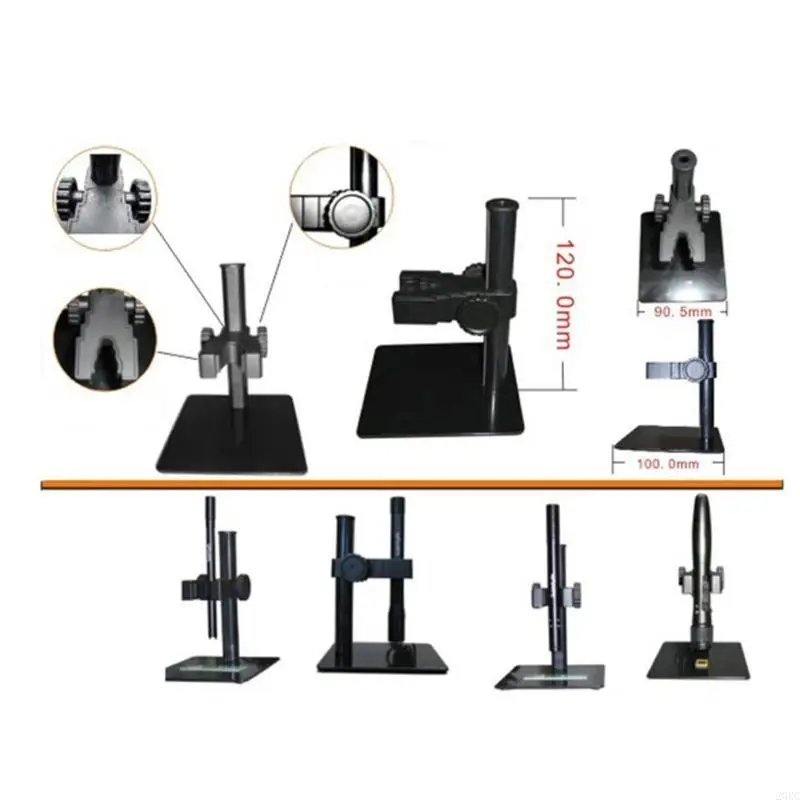 

20RC Z001 Digital USB Handheld Microscope Stand Holder Bracket Adjustable Electronic Microscope Holder Stand