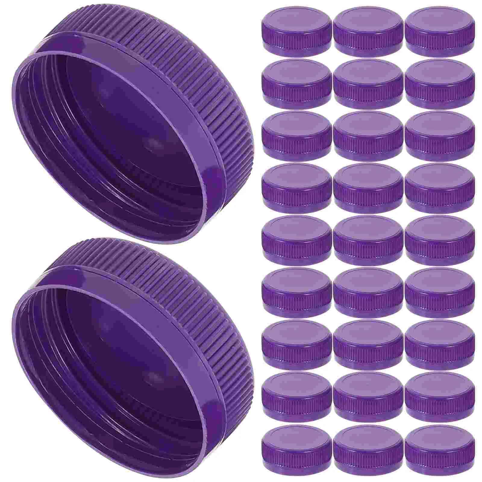 100 Pcs Plastic Bottle Cap Kids Crafts DIY Accessories Lids for Caps Sealing Child