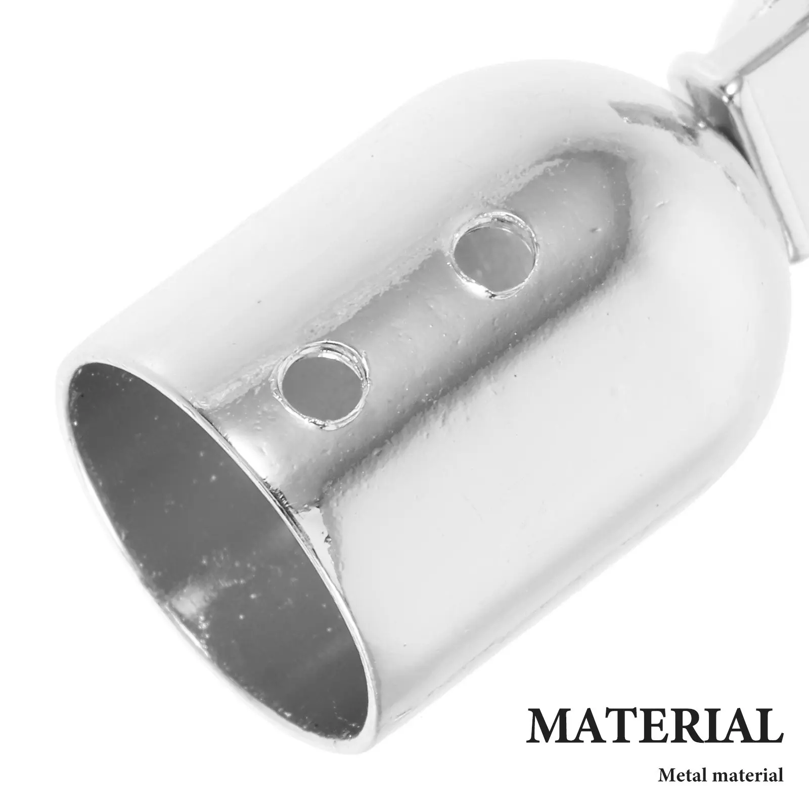 6Pcs Metallic Finish Stanchion Rope End Hooks Zinc Alloy Secure Rope Connector Snap Hook for Event Venues Hotels Theaters Crowd