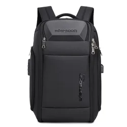 Mochila de negócios 35 l para homens mochila à prova d'água grande capacidade viagem de negócios multifuncional senha anti-roubo bolsa para laptop