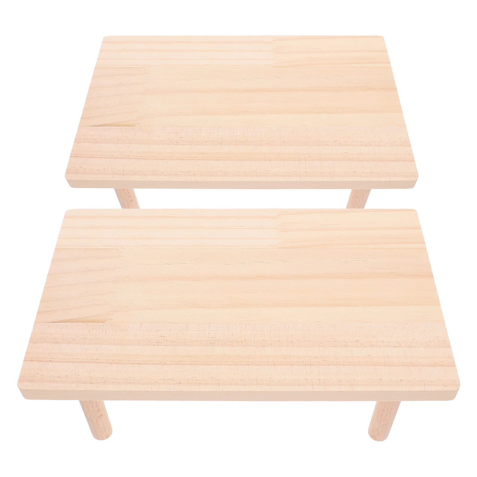 

2Pcs Hamster Cage Accessory Natural Wood Climbing Platform for Playing Resting Exploring Small Pets Exercise Fun Environment