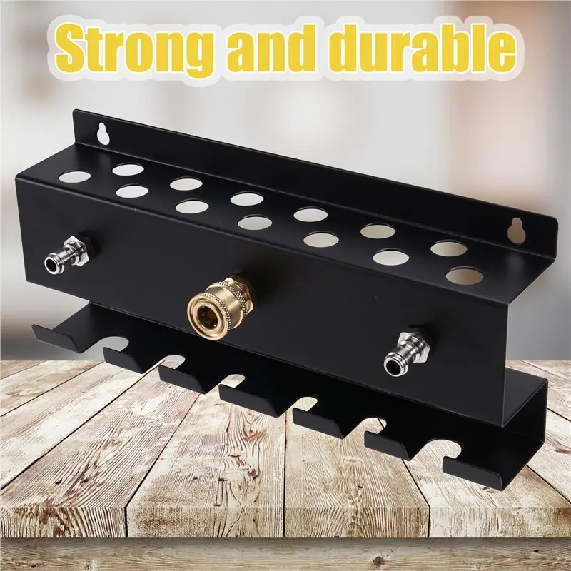 【NOW SAVE】Pressure Washer Holder Wall Mount Foam Cannon Holder Car Wash Accessories Organizer Washer Accessories Storage Rack