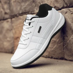 Zapatillas deportivas transpirables con cámara de aire para hombre, calzado deportivo de tenis, color blanco, gran oferta