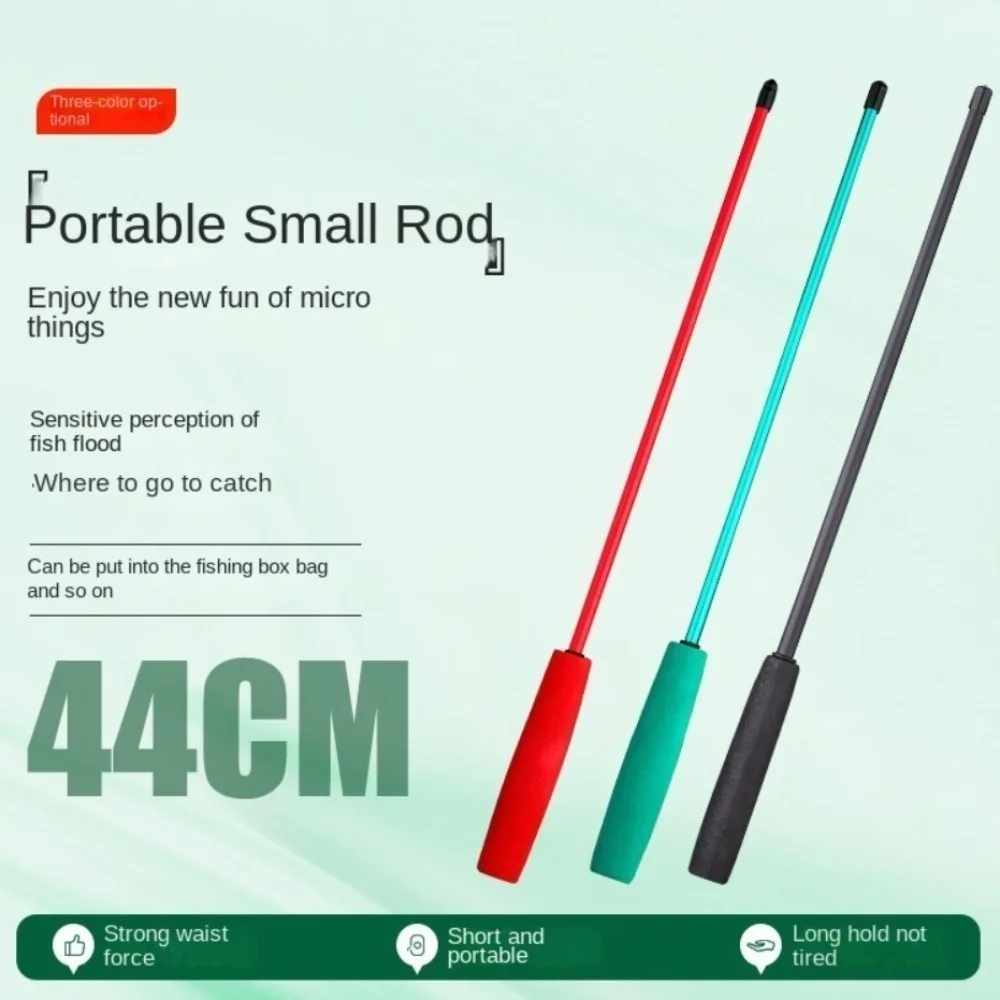 Vara de pesca telescópica kits completos vara de fundição de fibra de carbono conjunto de vara de pesca 1.2m-2.4m spincast carretel de pesca vara de pesca