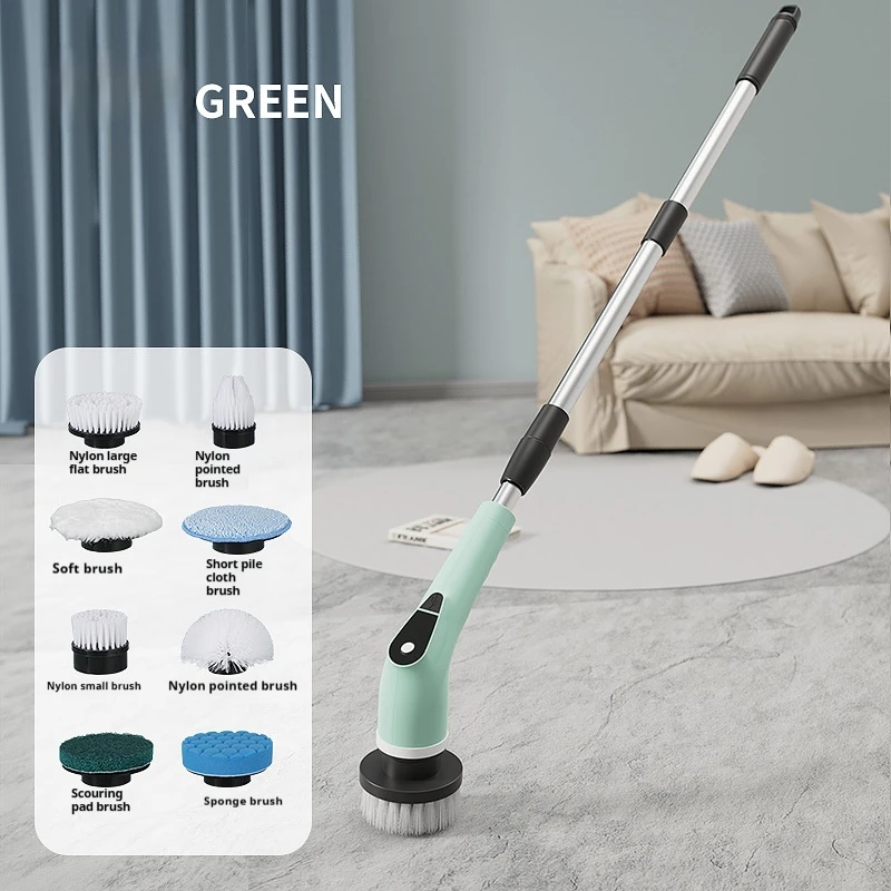 

Wholesale Smart Electronic Spin Scrubber Cordless Electric Cleaning Brushes for Bathroom Kitchen Office Household Cleaning Tools