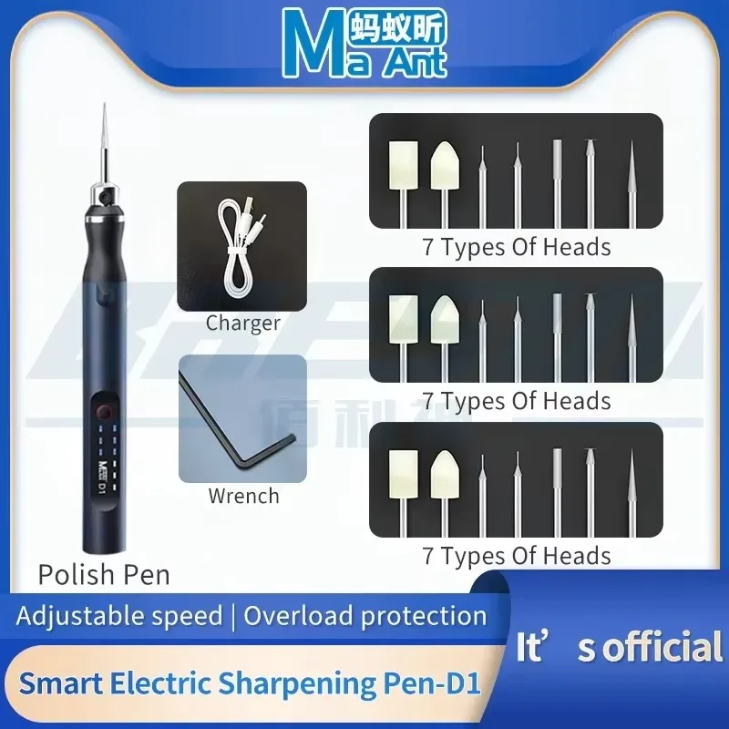 10W Elektrischer Gravierstift-Set, Mini-Schleifmaschine, Gravierbohrer, 3 Geschwindigkeitsstufen, kabelloser Bohrer, wiederaufladbares Rotationswerkzeug – Detail 2