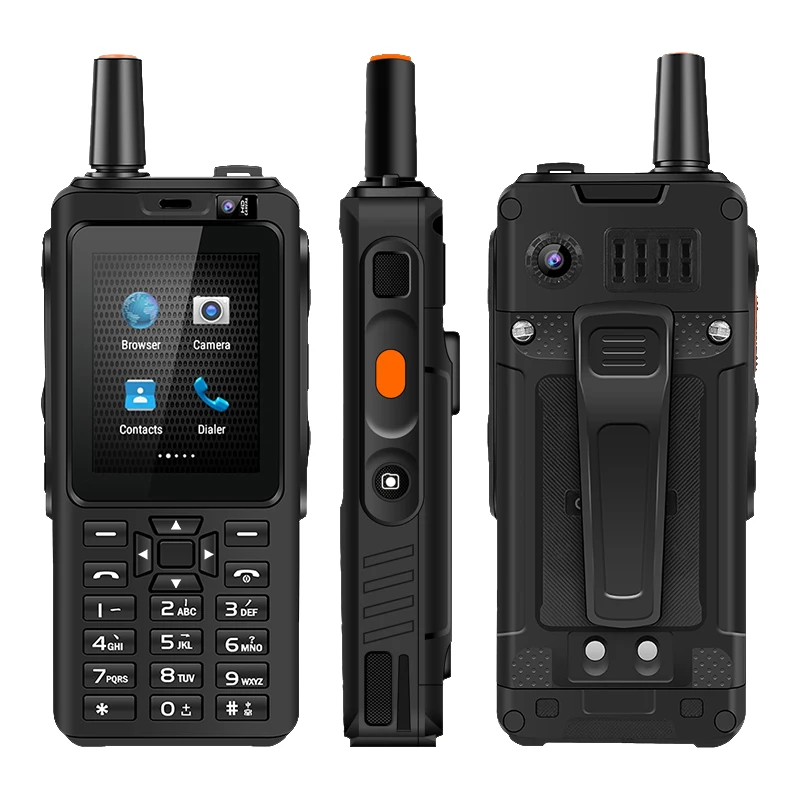 New UNIWA F40 IP65 Waterproof Android Dual SIM Card Dual Standby FDD/TDD-LTE 4G POC Walkie Talkie with Removable Big Battery