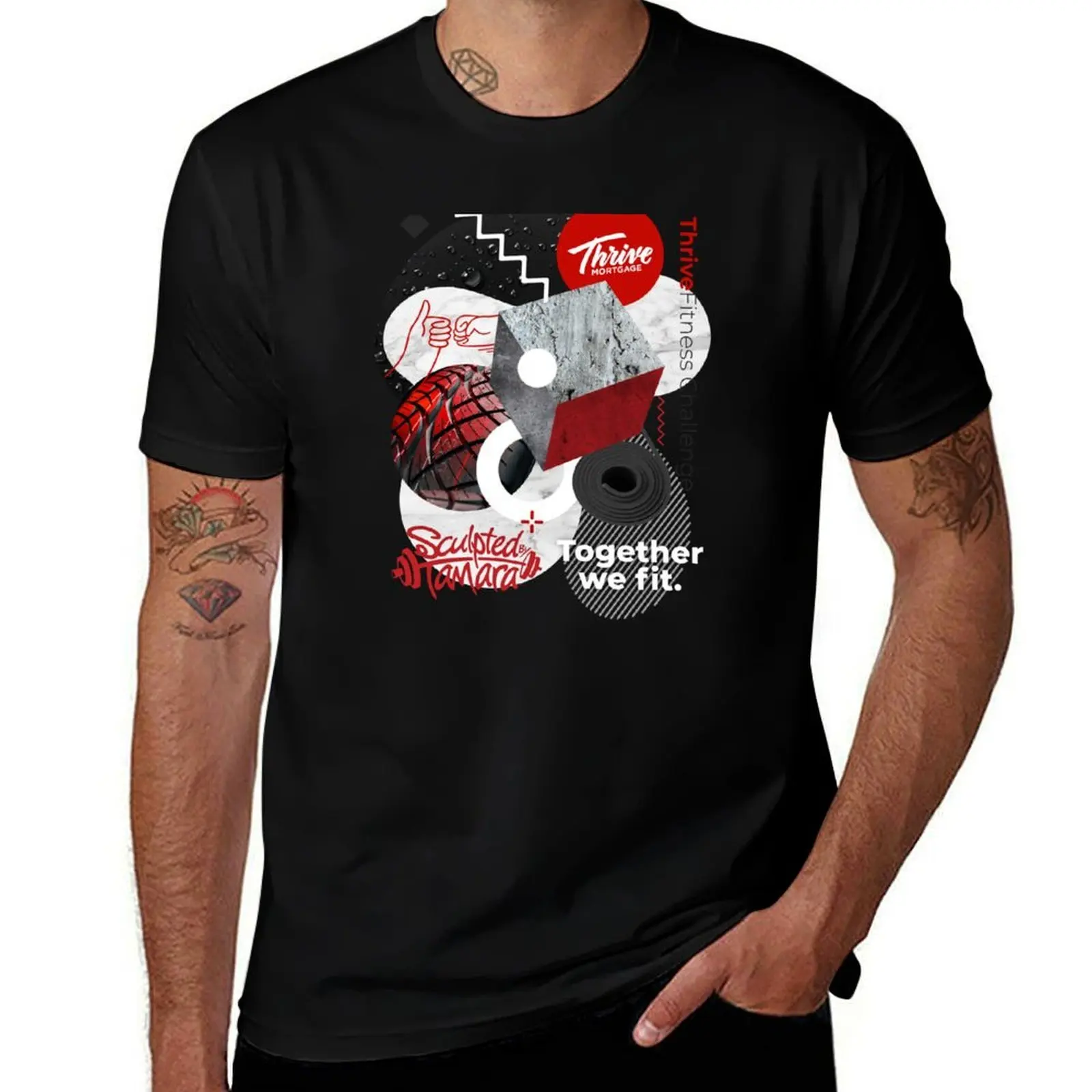 T-shirt décontracté de Noël Thrive Fitness Challenge