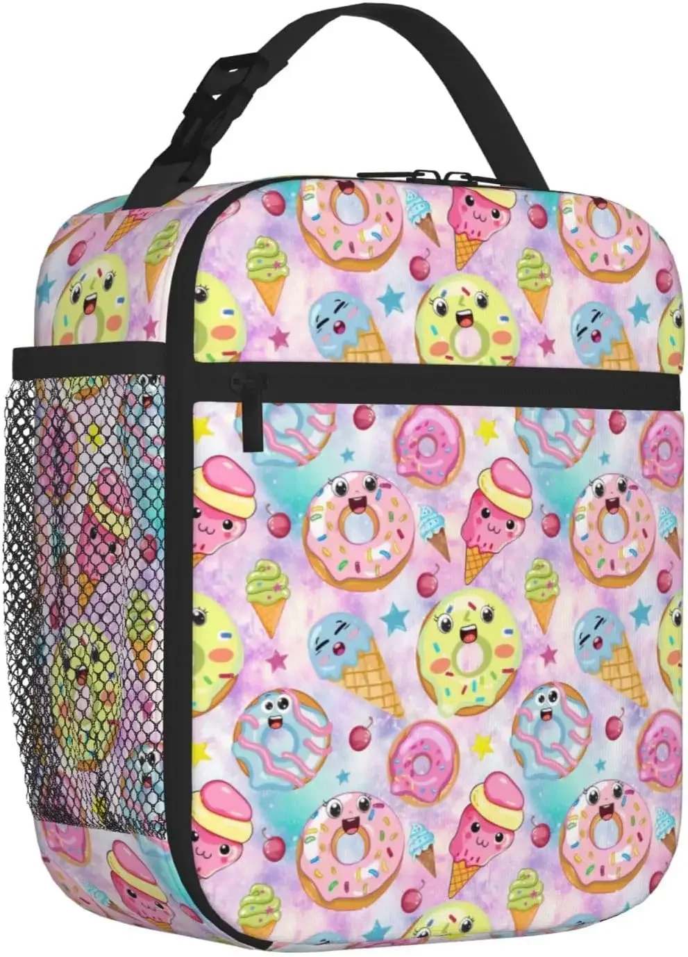 Pink Girl  Bag Ice Cream  Donut  Donut  Lunch Boxes For Kids Donut  lunch bags for men   lunch bags for women