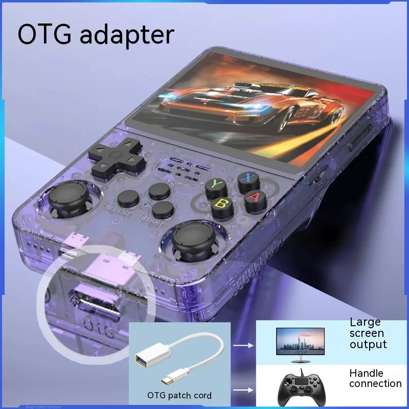 

New R36 Open-source Handheld Game Console Retro Gbafcgb Arcade Game Retro Handheld Game Console 3d Dual System Children's Gift