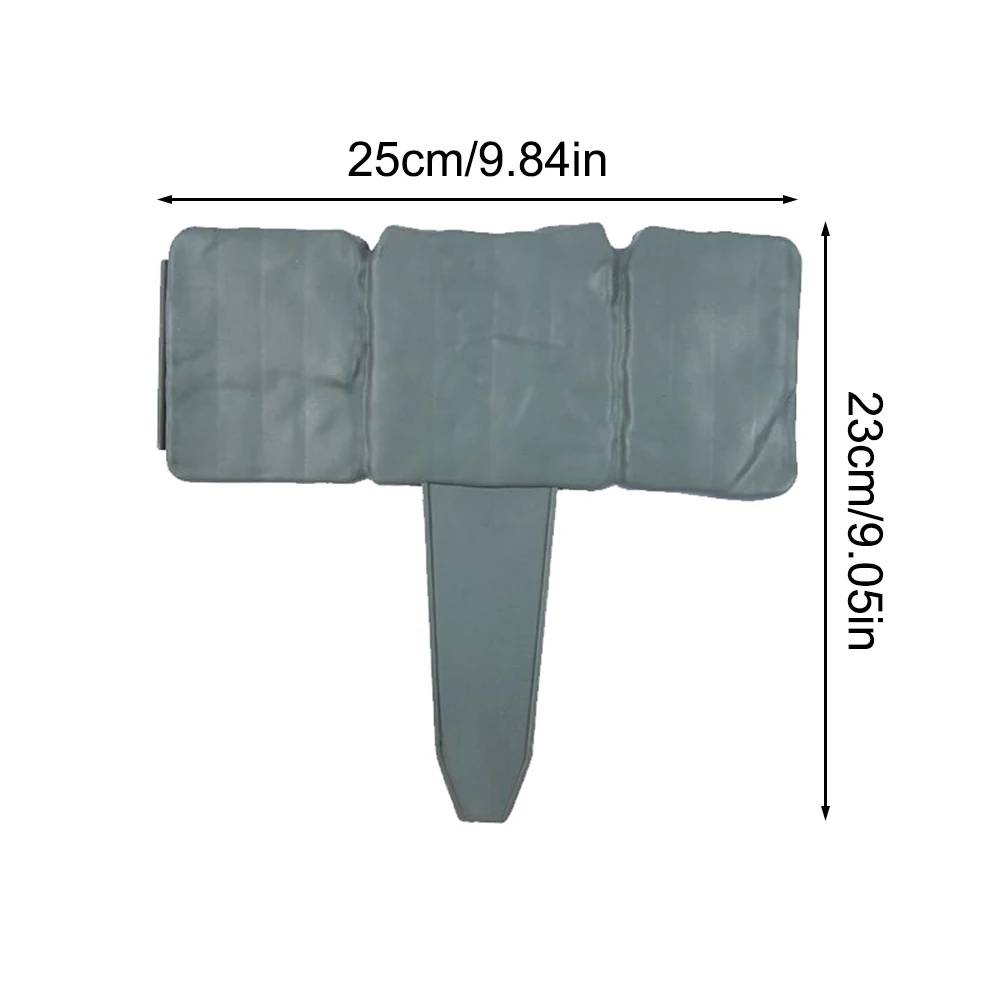 10 قطعة سياج الحديقة تقليد نبات الحجر دعم حصة في الهواء الطلق متفوقا الحدود الزخرفية DIY بها بنفسك ساحة الحديقة سياج النبات المشهد