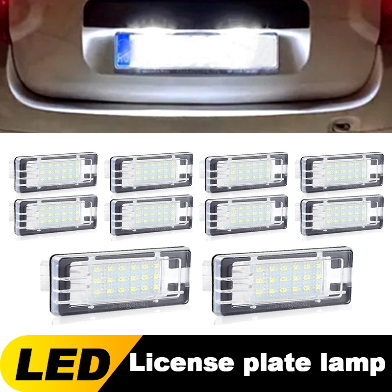 10-個キセノンホワイト-oem-led-ナンバープレートライトルノーキャプチャー-2013-2019-フルエンス-2009-2021-ラティチュード-2010-2015-リアプレートランプ用