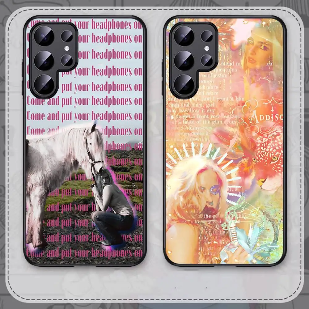 A-Addison Rae Phone Case For Samsung S 24 Fe 25 Ultra Plus 20 Lite 21 30 22 23 24 22 Ultra 5G Fundas