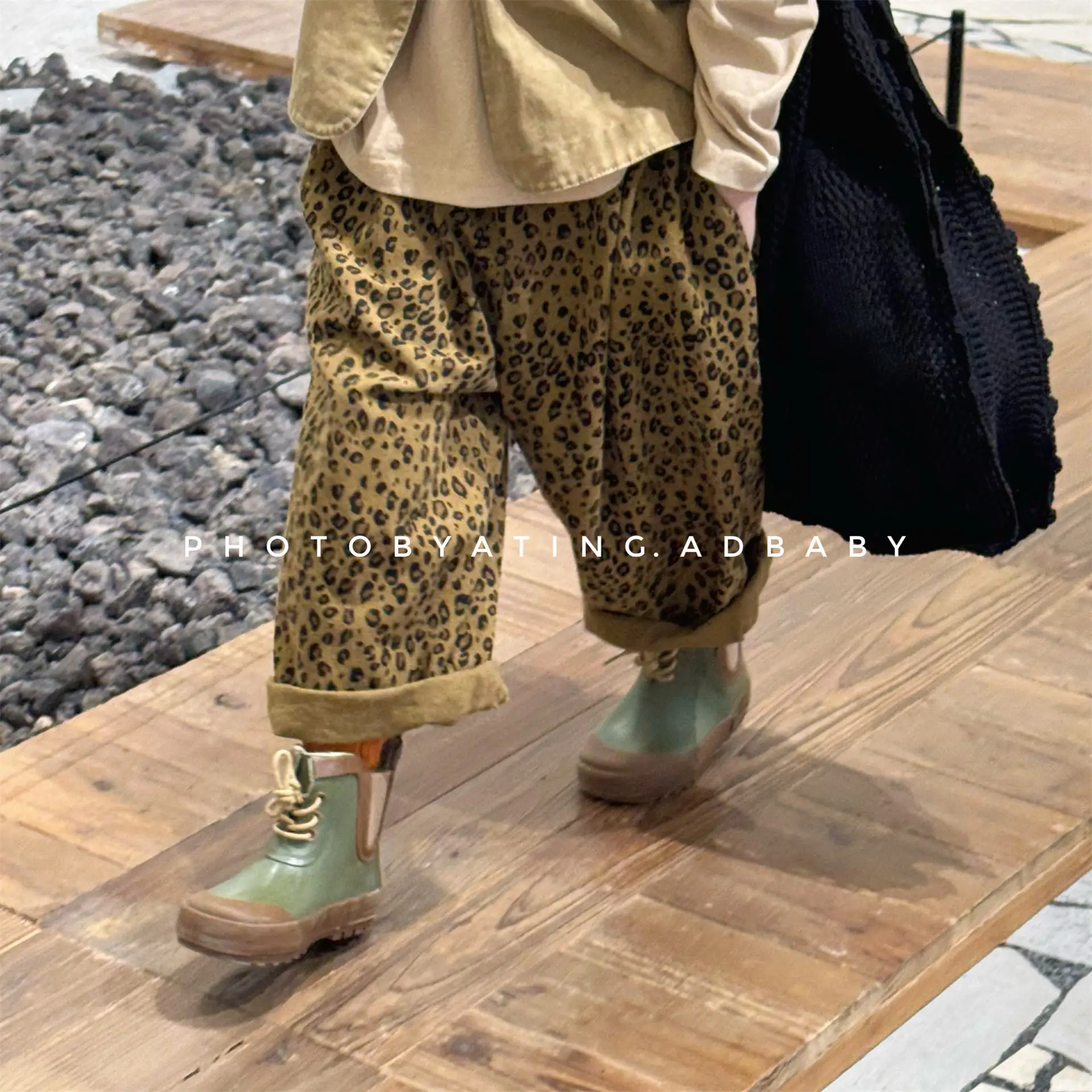 

2025 Autumn New Children Harem Pants Kids Girls Leopard Print Trousers Loose Boys Casual Pants Cotton Baby Clothes