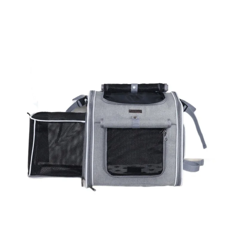 Polyester Bicycle Frame Cat Dog Pet Bag Large Capacity Foldable Bike Basket Expandable Solid Color JW240309 Jiangsu