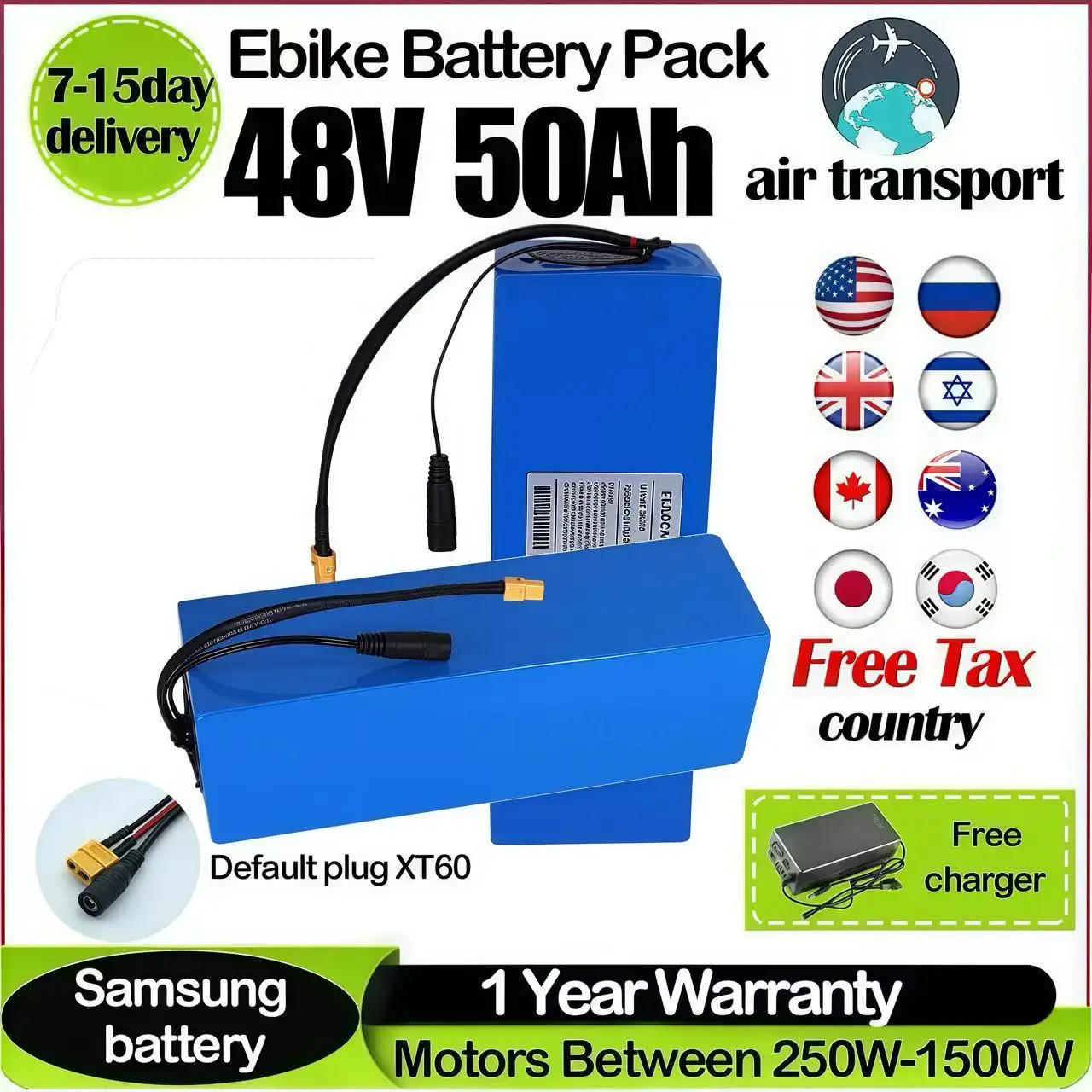 

Комплект 48 В 1000 Вт Elektrische Fiets Accu AkkuKrachtige 48 В 20 Ач 25 30 Ач 40 50 Ач ebike 18650 Lithium Batterij Bafang 500 Вт 750 Вт 1500 Вт
