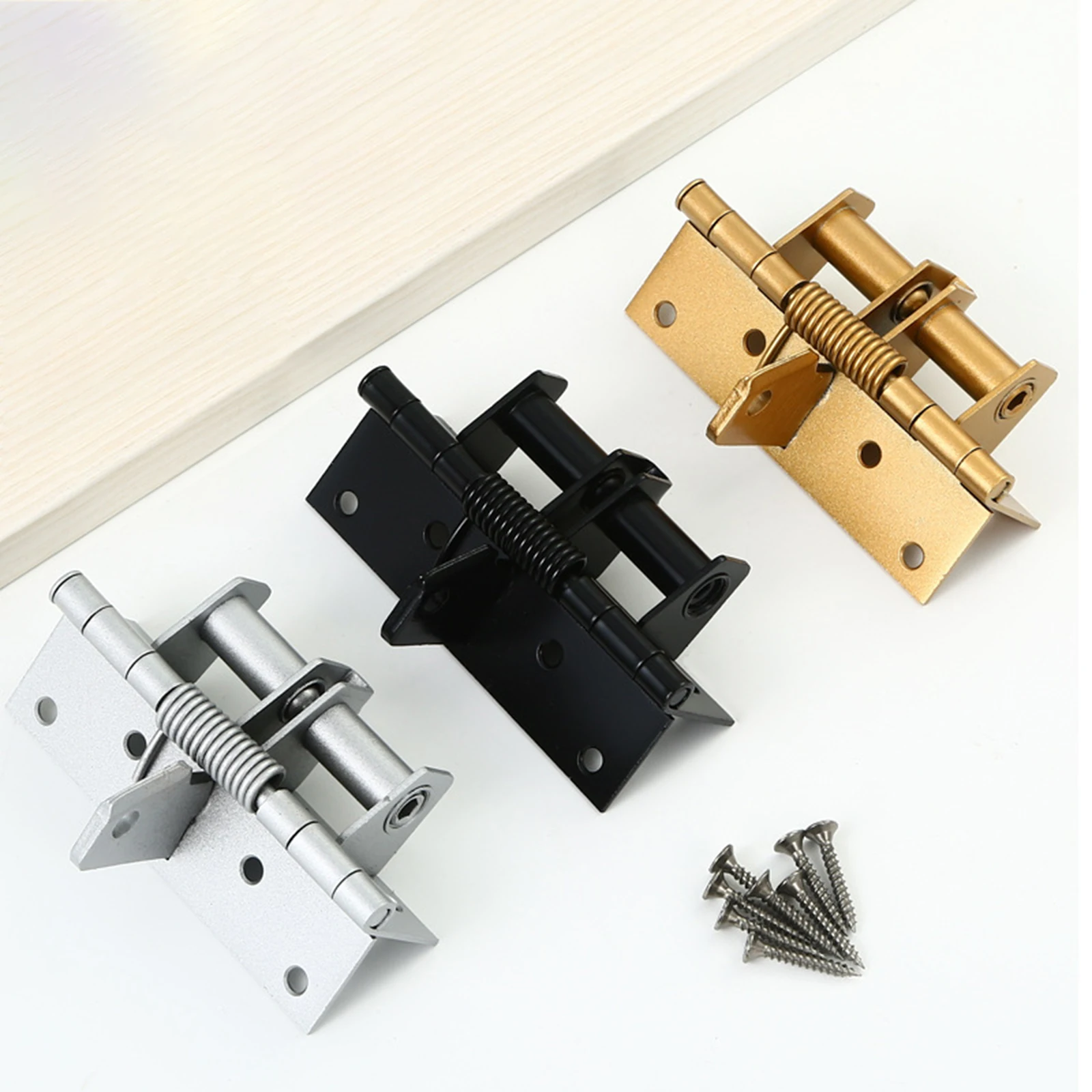 مفصلات أبواب زنبركية ذاتية الإغلاق، مفصلات متعددة الوظائف، باب تلقائي أقرب للباب الأمامي والباب الخلفي للمرآب