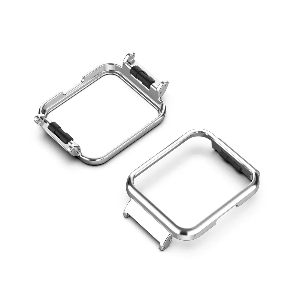 1 قطعة العلامة التجارية الجديدة إطار ساعة معدنية قذيفة خاصة ل Mi الأحمر mi watch2 لايت المناسب ل 20 مللي متر عرض حزام