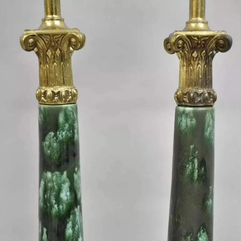 

Malachite table lamp waterproof home decoration marble stone environmental protection