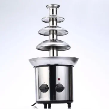 

Fashion Double Towers Chocolate Fountain Machine / Five Layers Commercial Fountain