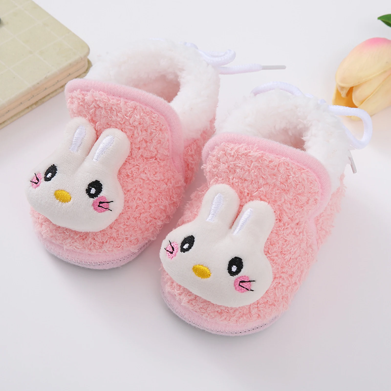 아기 겨울 신발 부드러운 밑창 미끄럼 방지 첫걸음 신발 부츠 유아 신발 여아 남아용