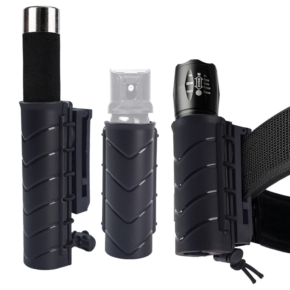 KRYDEX Держатель для перцового спрея для Duty Belt OC/Mace Pepper Holster MK4 Чехол для канистры, вращающийся на 360° чехол для переноски, сумка для дубинки
