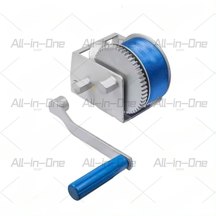 1500 lbs manual winch webbing for boats with movable handles