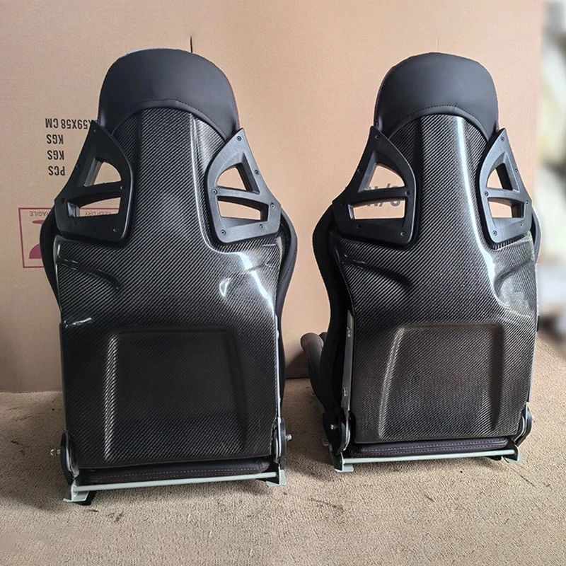 High Quality Lightweight Adjustable Racing Seats Carbon Skeleton Reclining Seats for 718 Cayman Boxster Spyder 982 981