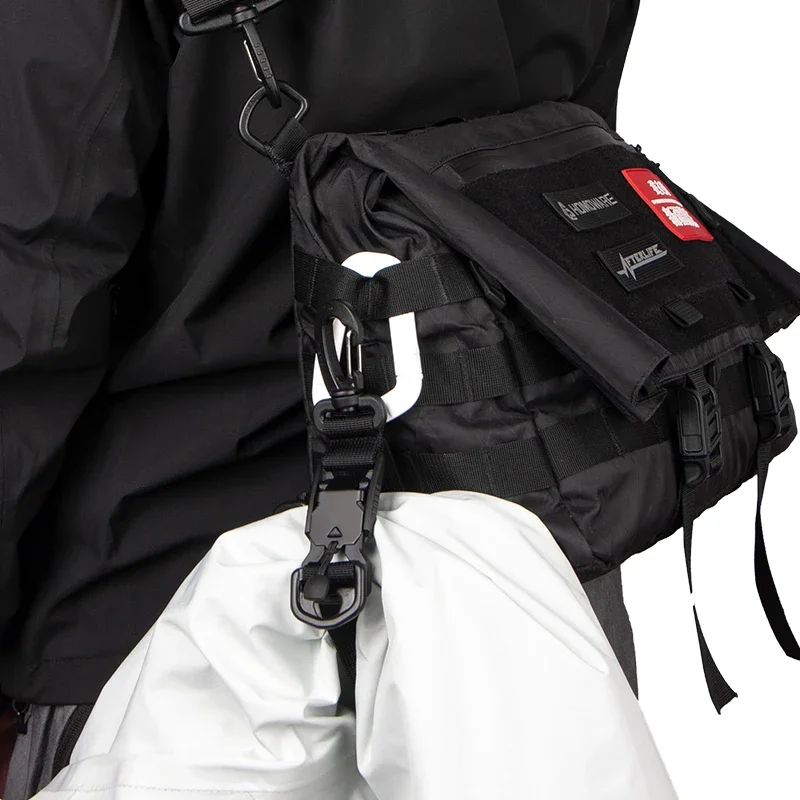 هومو نظام MOLLE متعدد الأكياس - منظم الملابس التكتيكي المعياري مع مزلاج تلقائي من FidLock #4