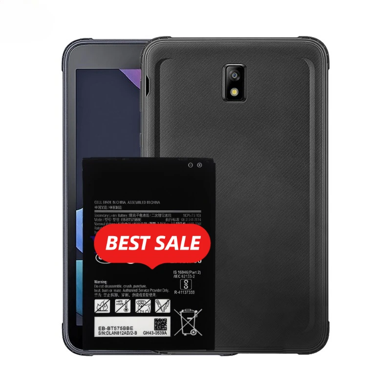 

EB-BT575BBE for Samsung Tab Active3/SM-T575 Tablet Battery 0 Cycle High Quality High Capacity Replacement Bateria with Tools