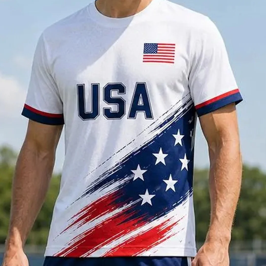 2026 USA Fußballtrikot Nationalmannschaft Fan-Bekleidung Fan-Geschenke Sommer-Sportbekleidung Herren T-Shirt Kinderbekleidung Tee Y2k Damen ﻿ – Detail 5