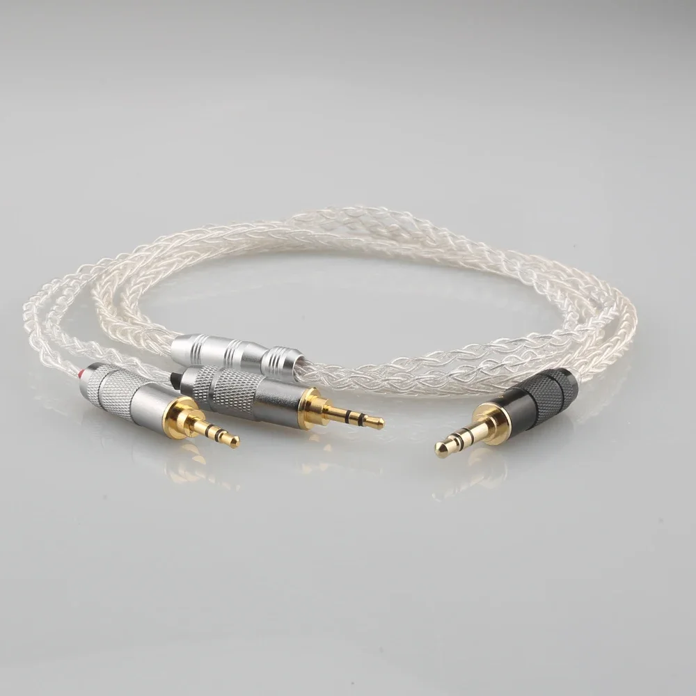 HiFi Cable with 3.5mm 3 pole Plug to Dual 2.5mm Male Compatible With Hifiman HE400S, HE-400I, HE-400i （Dual 2.5mm Version, HE560