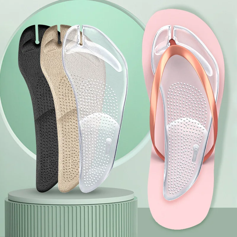 Flip-flops Foot Pads self-adhesive Insoles Arch Support anti-slip And shock-absorbing Insoles