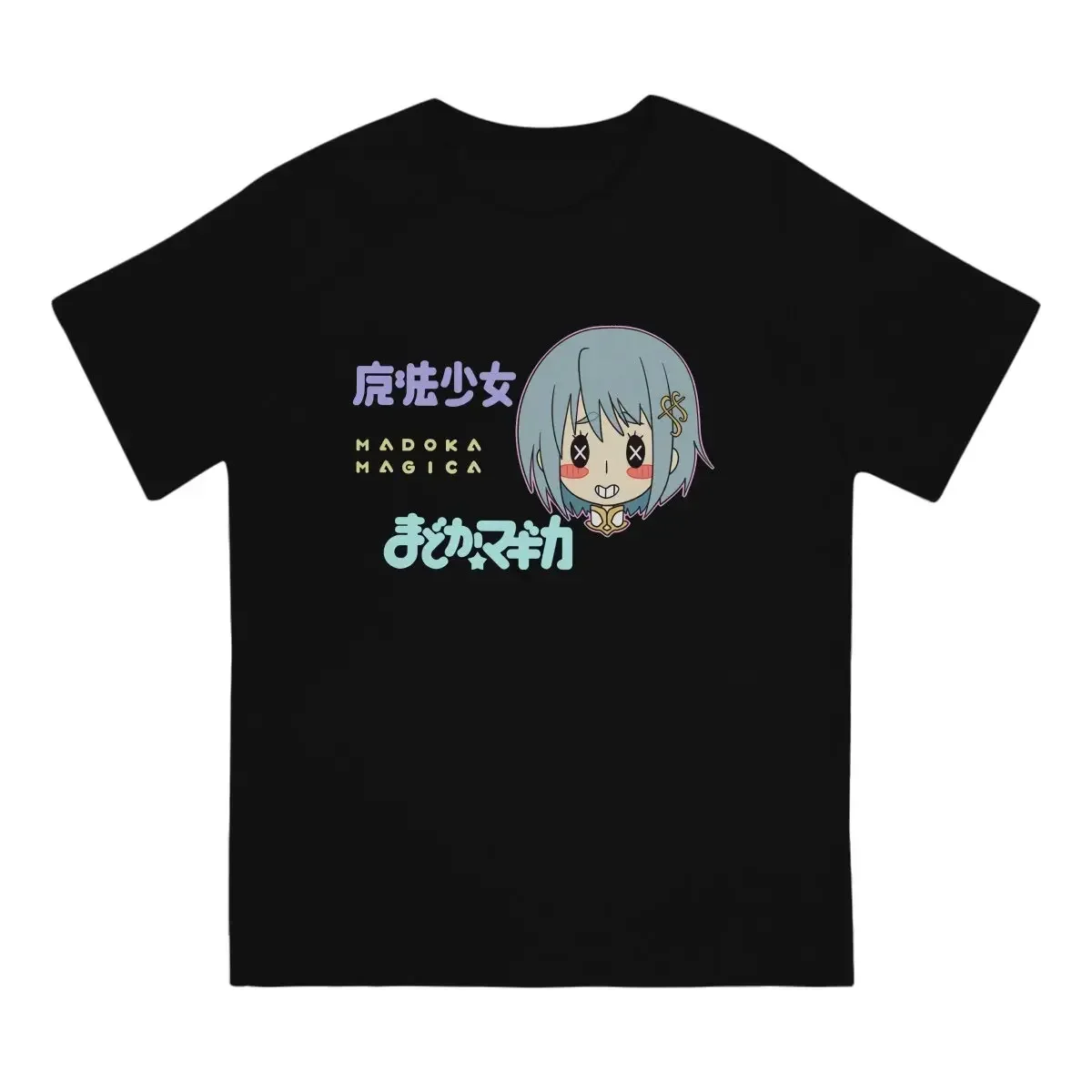 Puella Magi Madoka Magica Anime Creative TShirt for Men Sayaka Round Neck Basic T Shirt Personalize Gift Clothes OutdoorWear