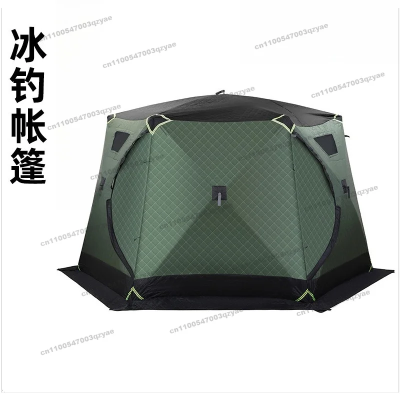 Four Corners Outdoor Fishing Tent Camping Single-layer Warm and Cold Ice Fishing Tent