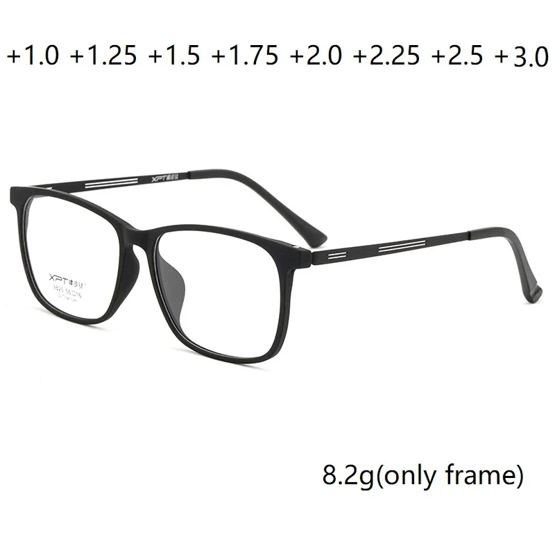 

Cubojue Reading Glasses Frames Men +1.25 1.75 2.25 2.5 2.75 Ultralight Eyeglasses Women Large Spectacles Prescription Titanium