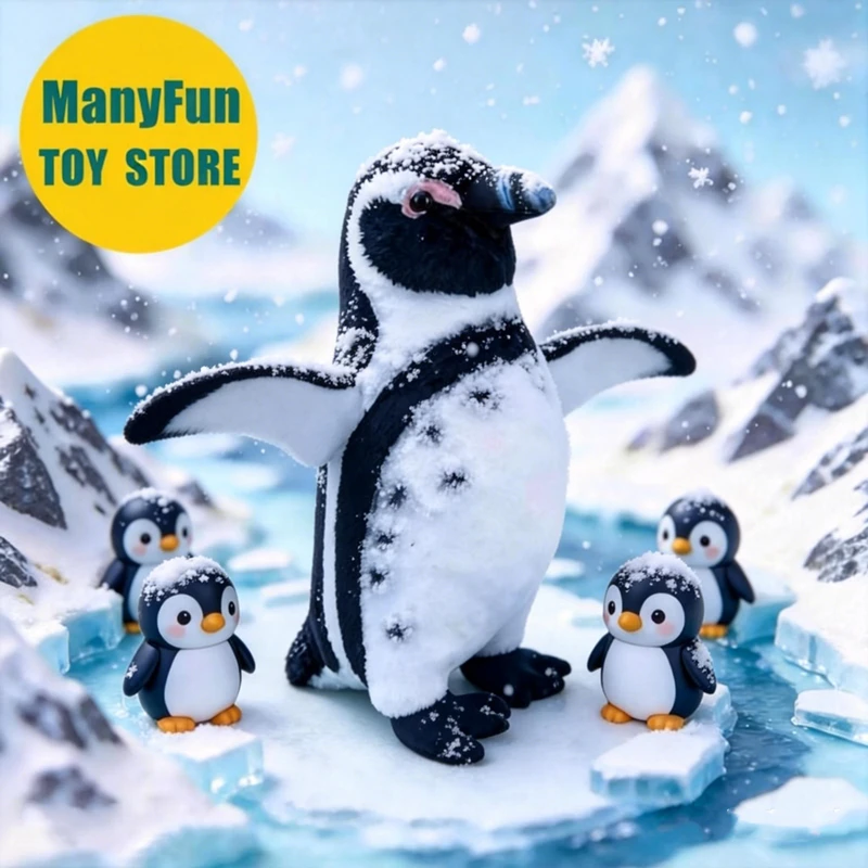 

Realistic African Penguin High Fidelity Jackass Penguin Plushie Banded Penguin Plush Toy Lifelike Stuffed Animal Doll Kid