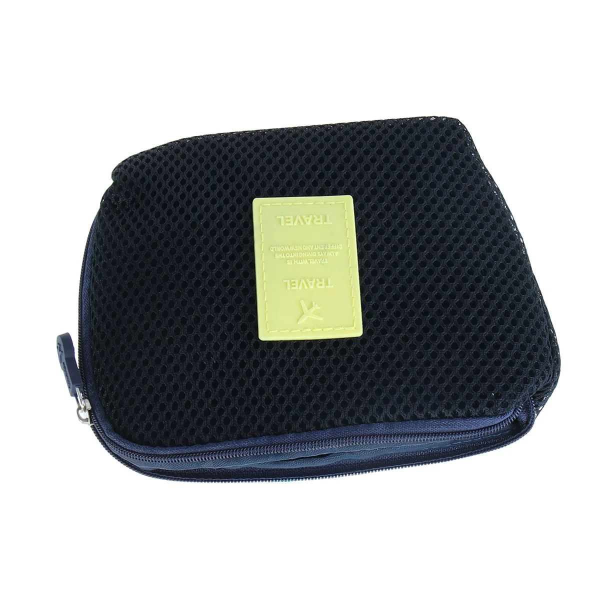 

Digital Organizer Bag Shockproof Sponge Insert For Phone Earphones Cable Mouse Travel Pouch Small Yellow