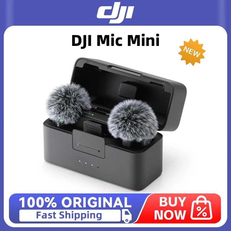 DJI MIC Mini Small, сверхлегкий, сдержанная 48-часовая работа с корпусом, высококачественное аудио со стабильной передачей, оригинал DJI MIC Mini Small, сверхлегкий, сдержанная 48-часовая работа с корпусом, высококачественное аудио со стабильной передачей, оригинал