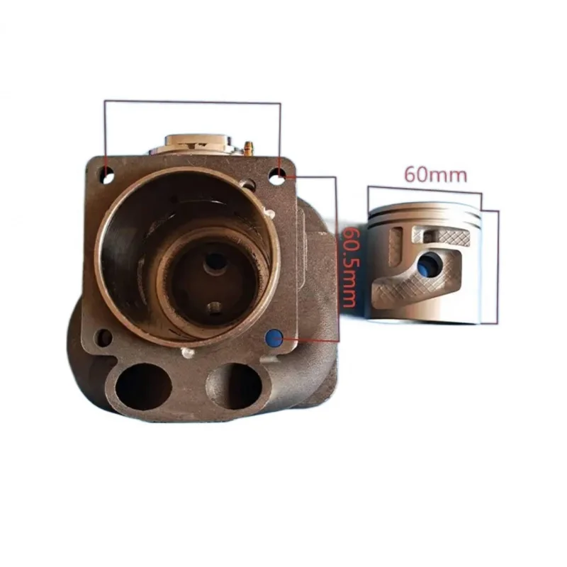 Fushihua K1270 119cc 톱니 없는 톱 레일 기계, 소방 절단 톱 실린더 피스톤 키트 액세서리에 적합