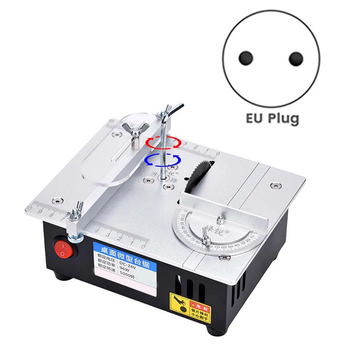 

AT13 Mini Table Saw Woodworking Electric Bench Saw DIY Model Crafts Cutting Tool 96W Electric Desktop Saws EU Plug