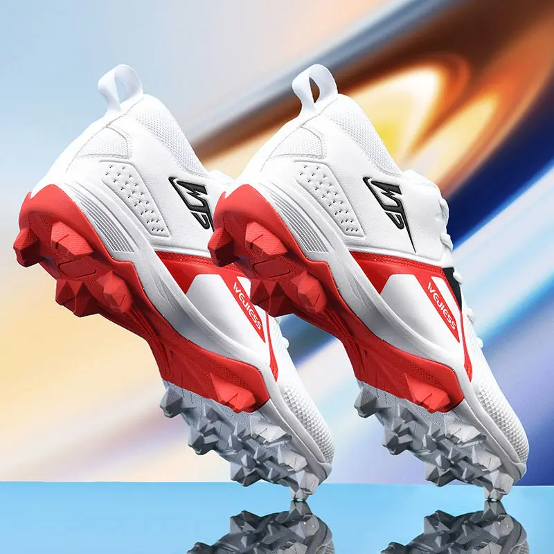 

2025 Men's New Baseball Shoelaces Nails Non-slip Laces Sports Shoes Men's High Quality Large-size Professional Softball Shoes
