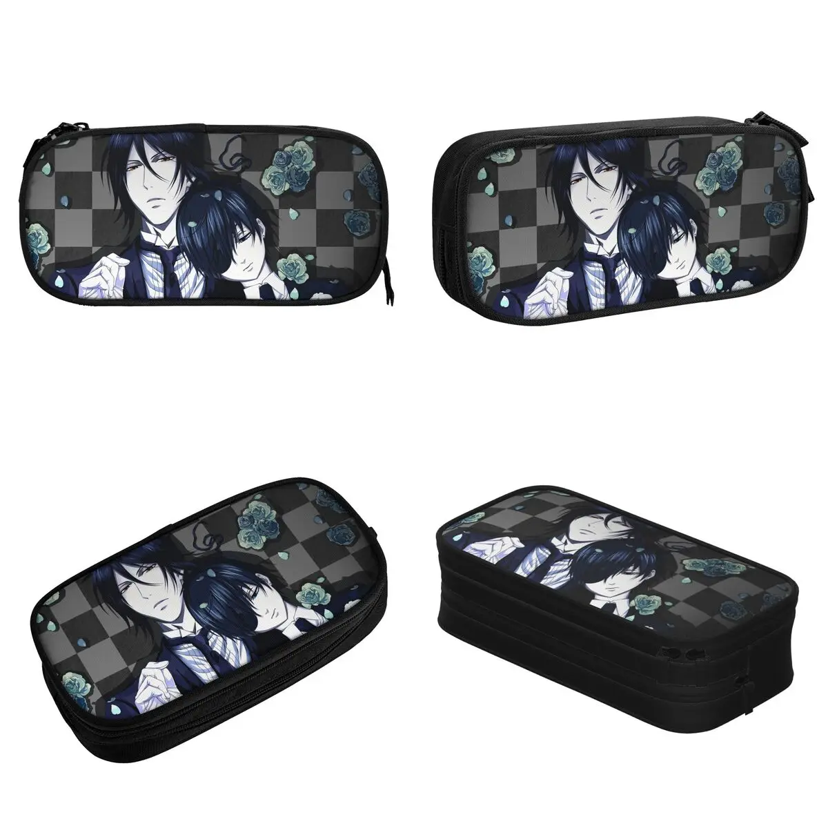 Ciel Sebastian пеналы Черный дворецкий аниме Kuroshitsuji пенал держатель для ручек детская сумка школьные принадлежности подарок канцелярские принадлежности