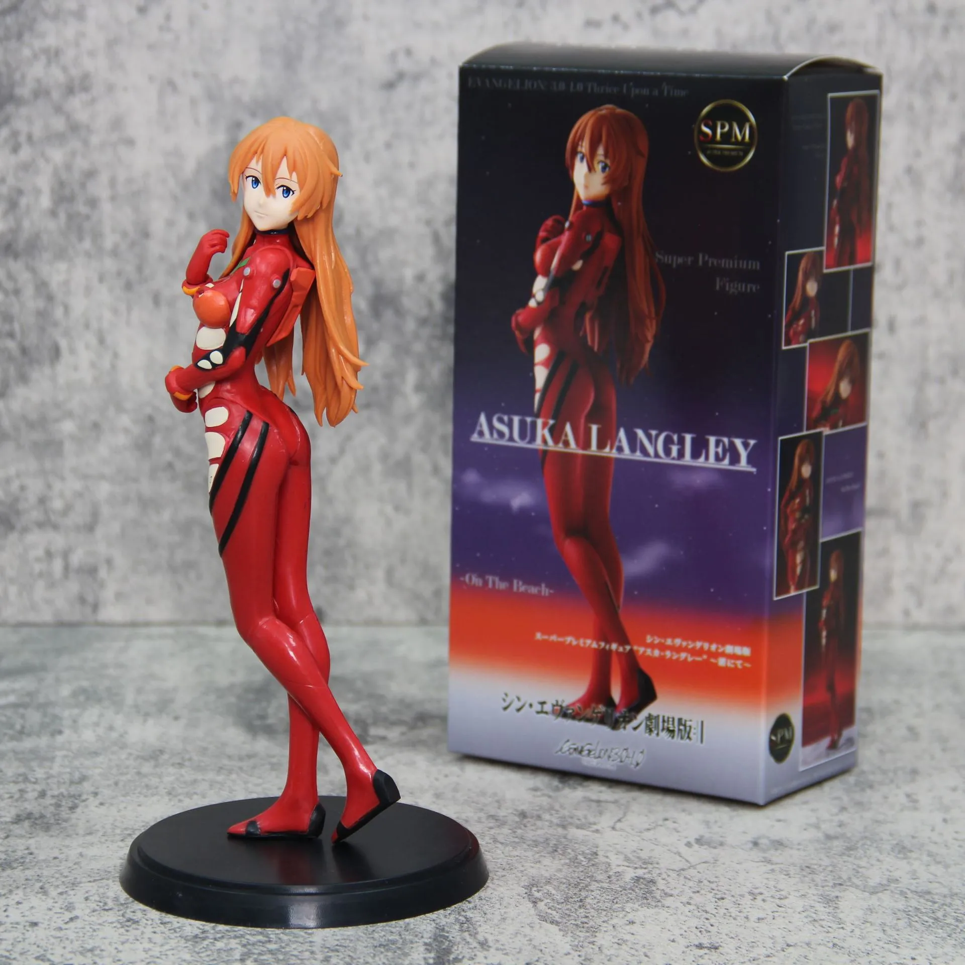 Anime NEON GENESIS EVANGELION New Theatrical Version Finale Asuka Langley Soryu Seaside Battle Damaged Model Toy Action Figure