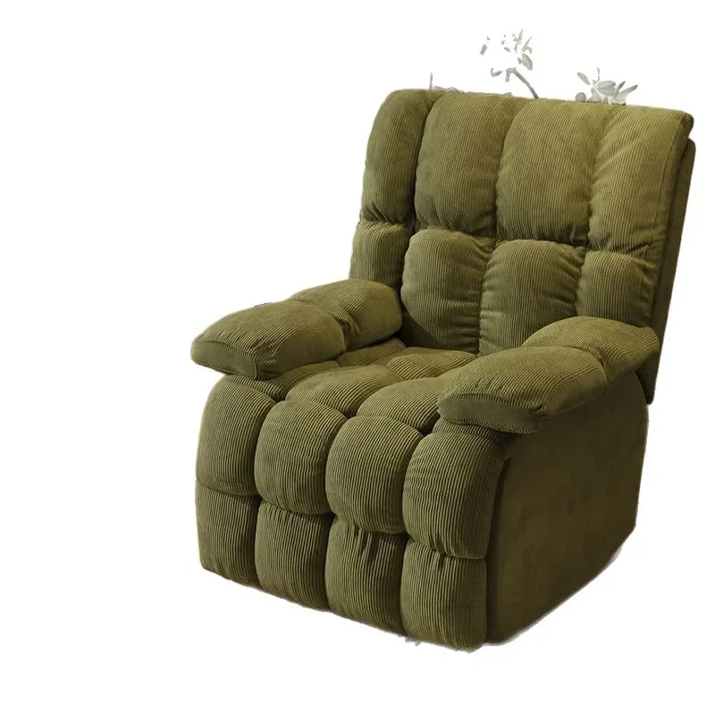 

Multifunctional space cabin lazy sofa reclining and sleeping single sofa rotating leisure living room small reclining chair