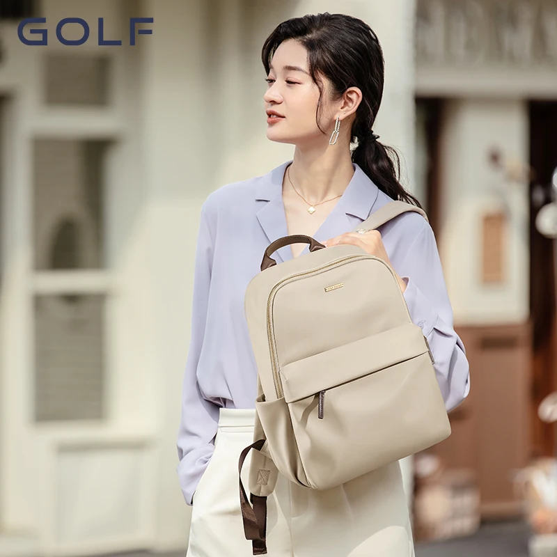 GOLF Backpack Women\'s 2023 New Fashion Versatile Simple Computer Backpack Commuting Travel Trend Book Bag