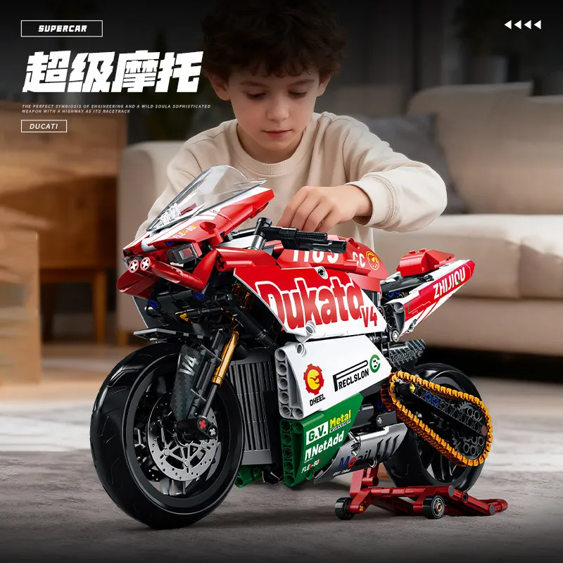 

Новый продукт: механический конструктор мотоцикла 42107, модель локомотива V4S, декоративная модель для сборки, подарок для мальчиков, детская игрушка для сборки.