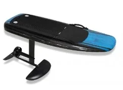 Hydrofoil surfboard, electric inflatable offshore water board with battery motor for surfing and paddle boarding