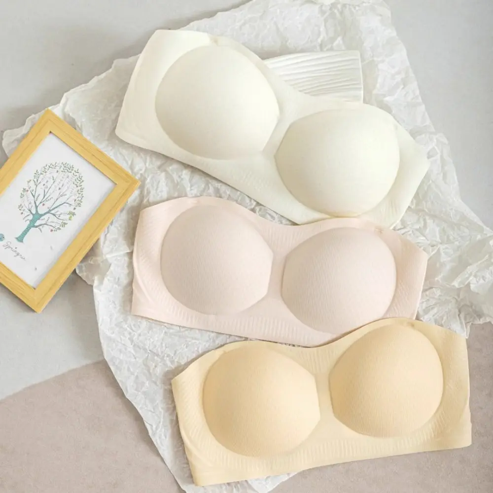 

Fashion Traceless Seamless Bra Anti-sagging Shockproof Underwear for Women Adjustable Lingerie Deep V Bra Ladies